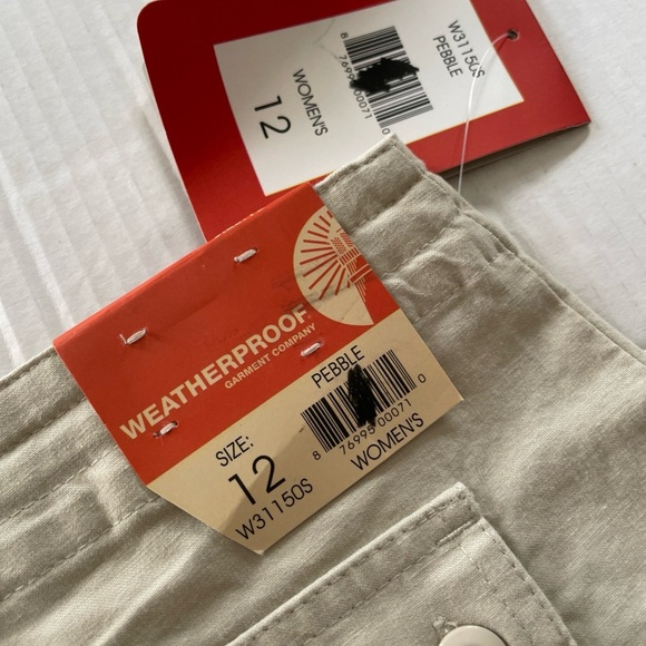 Weatherproof Garment Company Women’s Shorts Pebble Size 12 NWT - Picture 4 of 4
